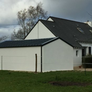 Garage Indept 2P béton enduit Doizon 15-1